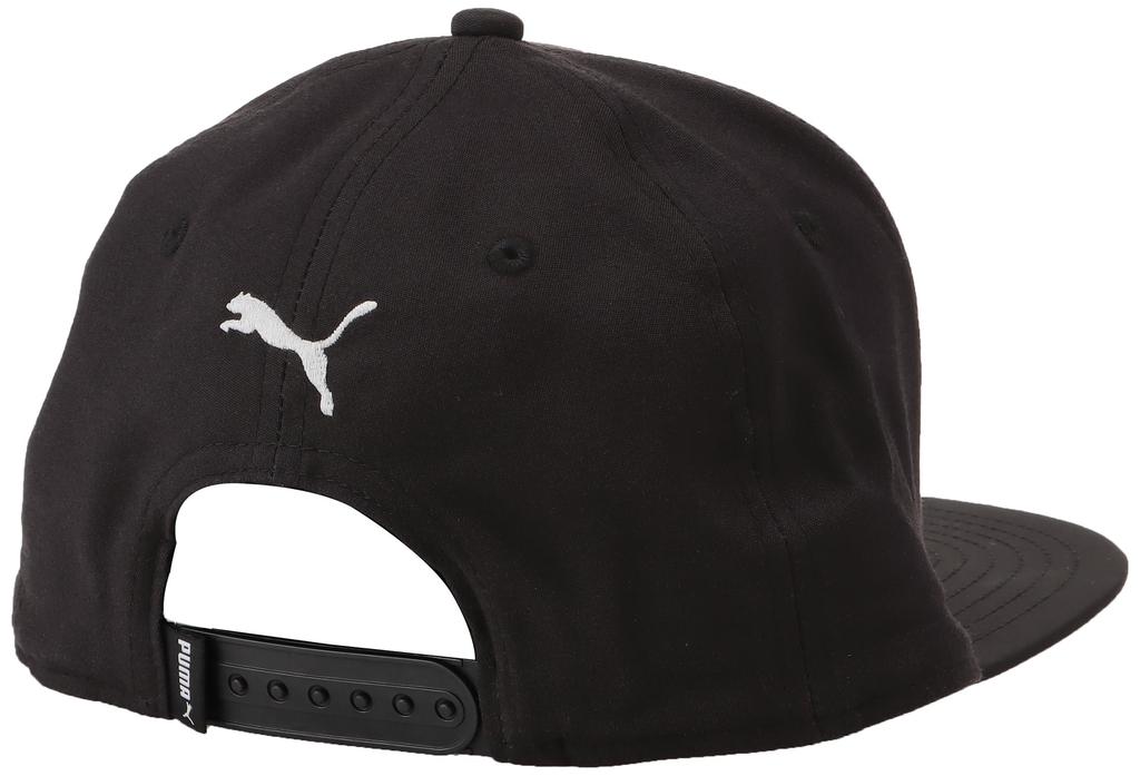 Flat Brim Cap JR 024754 2023 Light Gray YT [Puma] Kids' Hat, Fall/Winter Color Black/Cool (01)