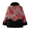 Elderly Women's Winter Coat: Fleece-Lined Cotton Jacket, Grandma Style, Thickened Mink Velvet.