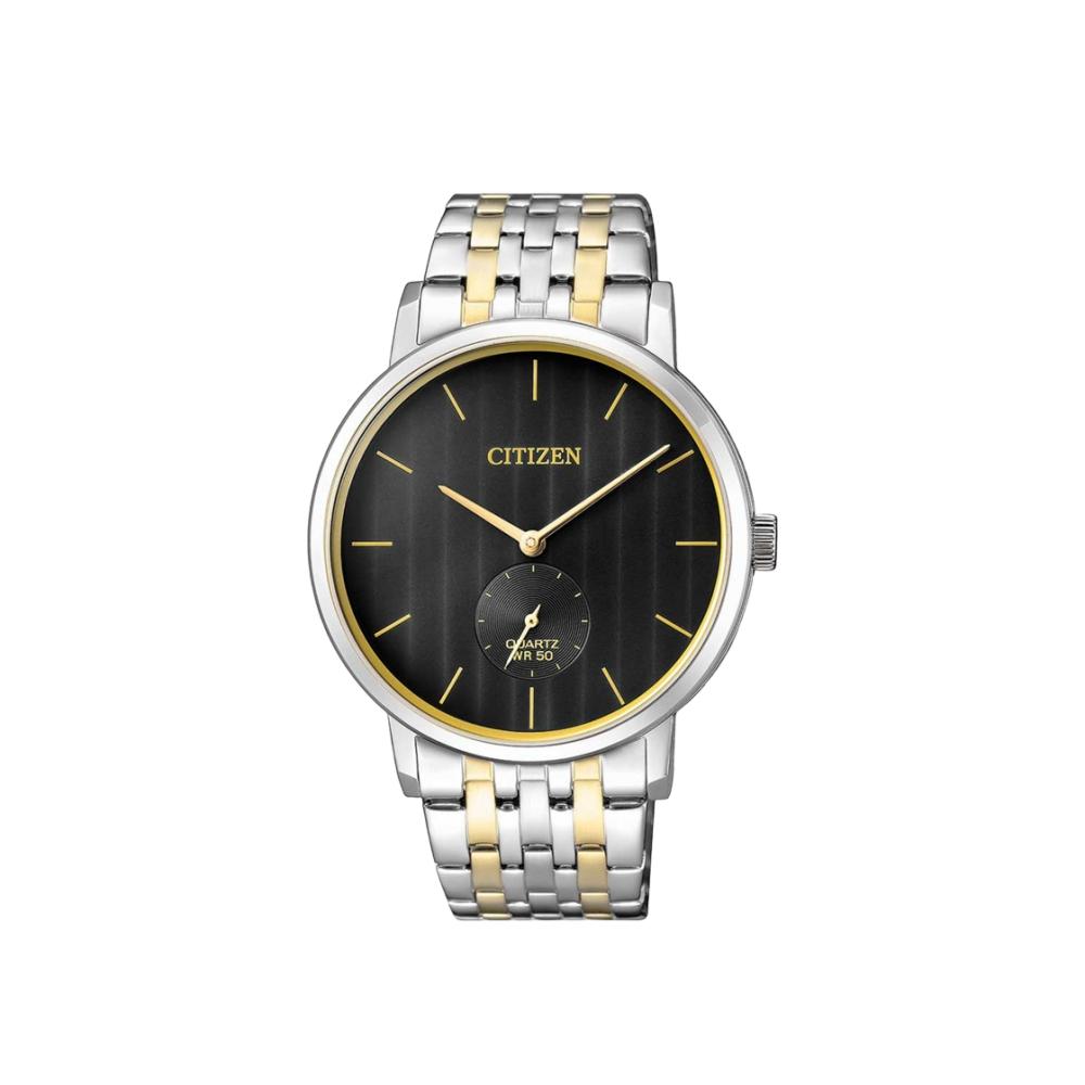 

Citizen Quartz 39 мм, нержавеющая сталь, черный, двухцветный, золотой, серебряный
