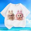 Cute Pure Cotton T-shirts for Children, Comfortable and Loose Round-neck Short-sleeved Tops for Boys and Girls In Summer