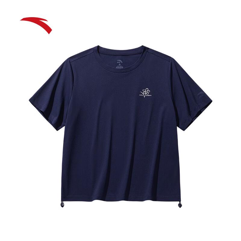 Anta Women s Casual Floral Short Sleeve T-Shirt 2XL