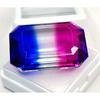 Natural Ametrine Multicolour 51-53 Ct Emerald Cut Certified Fabulous Gemstone