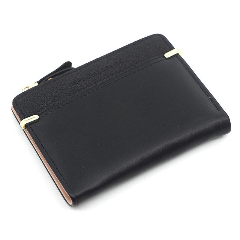 Korean Style Women's Zipper Wallet: Simple, Versatile, Short Coin Purse