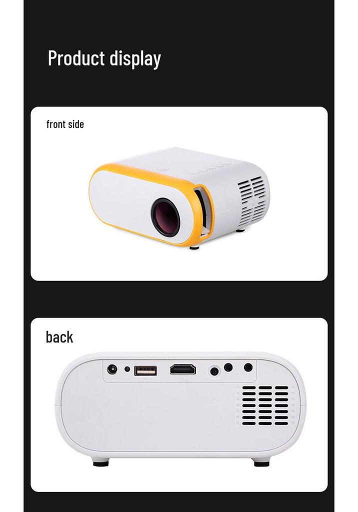 Germany 2026 Portable HD Mini Projector for Outdoor & Home Use