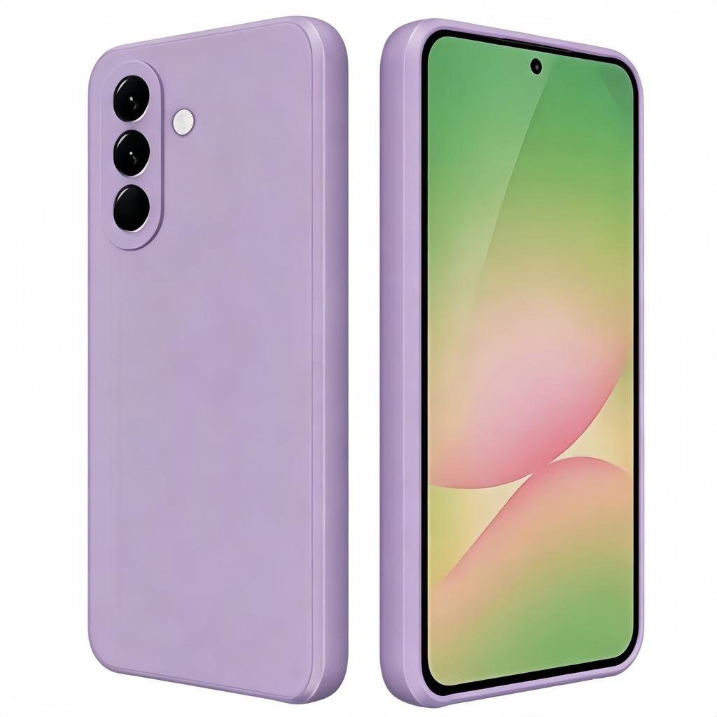 Noble Fashion Solid Colour Shockproof Protective Liquid Silicone Case For Samsung Galaxy A56