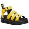 Dr. Martens Open-Toe Buckle Commuter Versatile Comfortable Trendy Roman Sandals Women Sandals Yellow 26555703