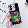 Geometry Dash Game Plating Phone Case For Xiaomi Redmi Note 14 15 Pro Plus 13 12 11 11S 11T 10 9S 9 5G Anti-Fall Airabag Cover