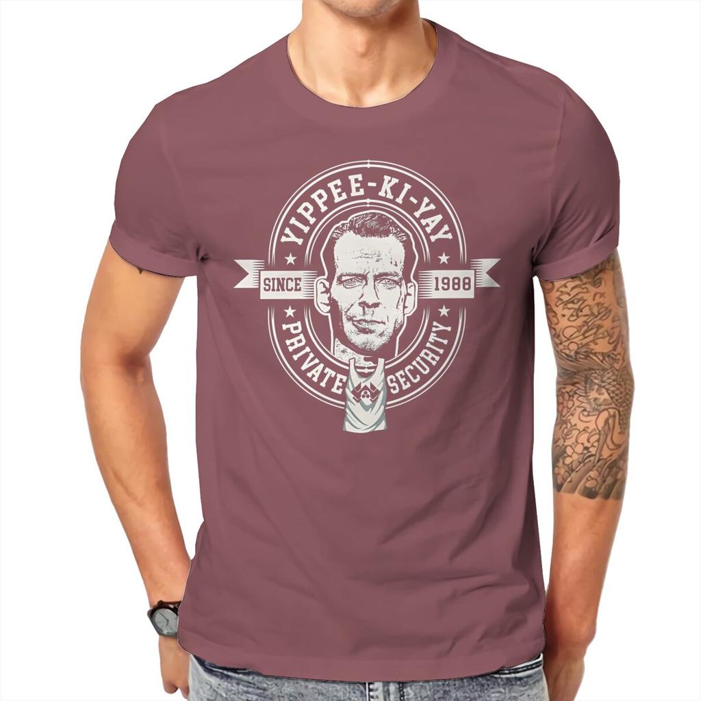 Die Hard Yippee Ki Yay Tshirt Homme Unisexs Tees Cotton T Shirt For Unisex