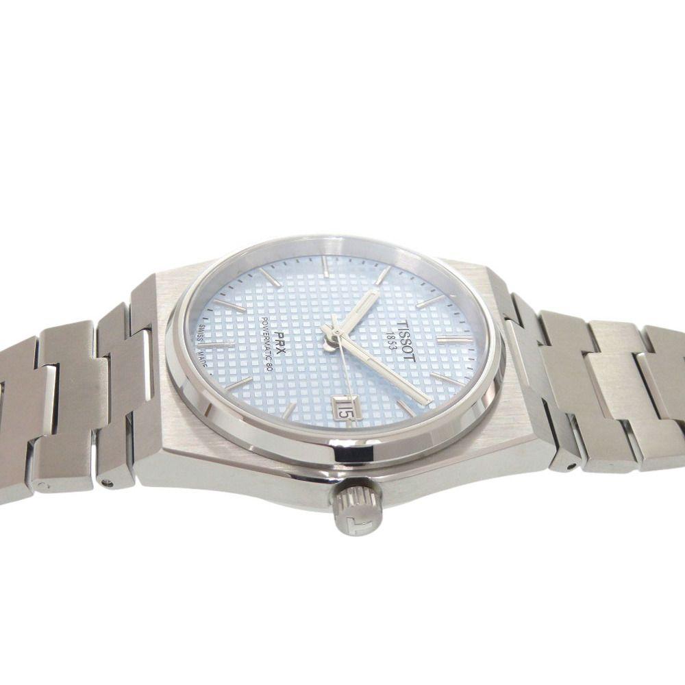 Used Like new Tissot PRX Powermatic 80 T137.407.11.351.00 SS Ice Blue Automatic Watch 1340 TISSOT