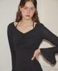 SALON DE YOHN Ballet Mini Dress_ Black