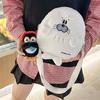 Kawaii Penguin Plush Crossbody Bag Adorable Animal Shoulder Bag Cute Soft Seal Backpack  Women
