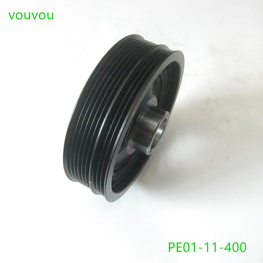 Car Accessories PE01-11-400 Timing Crankshaft Gear Pulley for Mazda 3 14-22 Mazda 6 14-21 CX-5 2012-2021 CX-3 CX-30 CX-8 CX-9