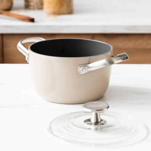 GREENPAN Multi-Food Cooker, 16.5cm, Taupe, with a Ceramic Coating Made from Sand-derived Minerals, Free of Harmful Substances. Can Be Used As a Rice C
