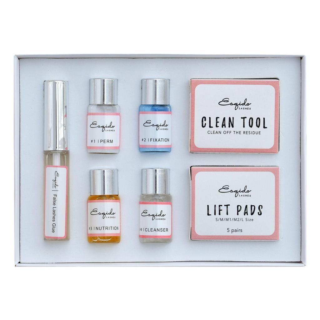 Li Jie Keratin Eyelash Perm Kit: Long-lasting Barbie Curler & False Lashes Set