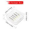 5Pcs/Box Bead Head Moth Nymph Artificial Insect Bait, Fly Fishing Flies for Trout, Bass, Salmon & More Freshwater Fish