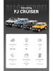 Toyota FJ Cruiser 1:24 Alloy Model Toy Car with Sound & Light Features