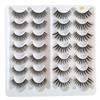 20 Pairs/5Pairs Fake Eyelashes Fluffy Mink Lashes Makeup Eyelash Extensions Beauty Faux Cils Naturel Lash Extension