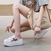 Baotou Without Heel Half Slippers Women's New Slippers In Summer 2025 Wear Women's Versatile Mesh Breathable Shoes When They Go Out