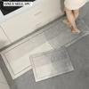 Kitchen Carpet PVC Waterproof Leather Floor Mat Minimalist Geometric Pattern Rug Long Size Home Decor Rugs Alfombra De Cocina