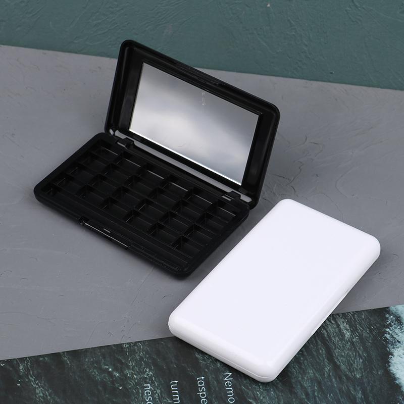 24 Bölmeli Kendin Yap Boş Far Paleti Paleti Allık Ruj Pudra Tutucu Kılıf