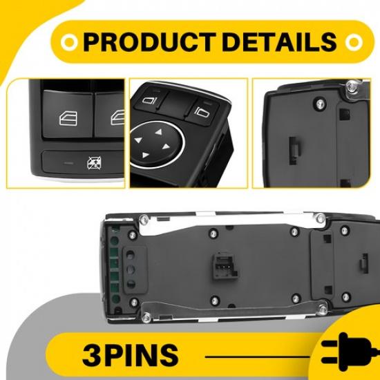 Power Window Switch For Mercedes-Benz A-CLASS W176 B-CLASS W246 W242 2012-2018 A