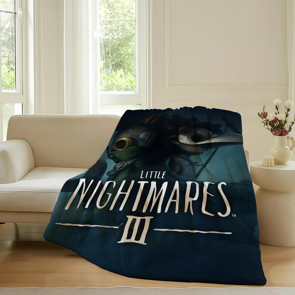 

Adventure games L Little Nightmares 3 Blanket For Sofa Office Bed Plane Travel Sleep Read Relax Camping Soft And Warm 75x90cm
