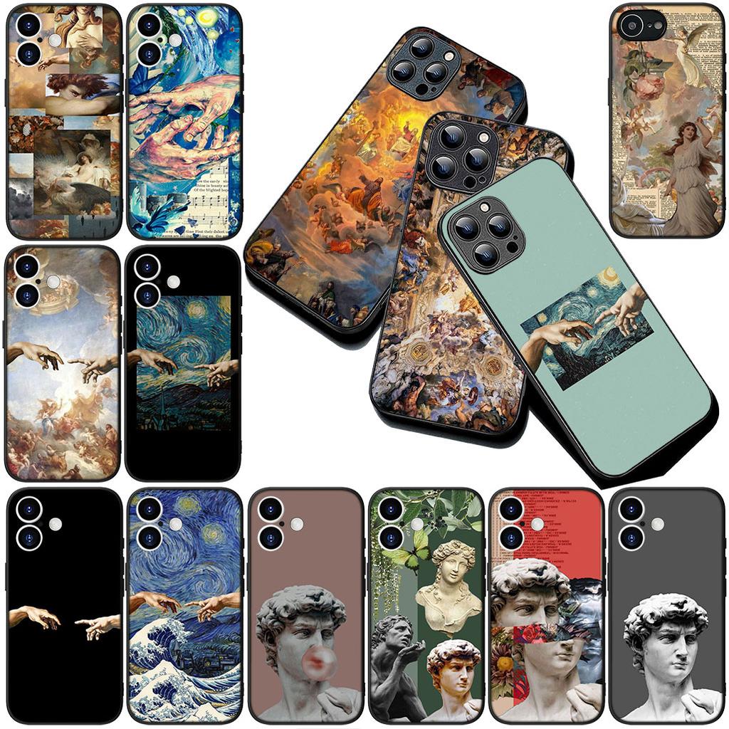 Cover for Motorola Moto G55 G45 G75 G85 G35 Edge 50 30 Fusion 40 NEO Ultra Pro Phone Case Fresco Michelangelo Creation of Adam