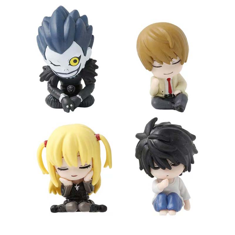 Чиби Death Note Спящий персонаж Лоулайт Лайт Ягами Миса Аманэ Рюк Милый Мини-персонаж Украшение для автомобиля Аниме-подарок