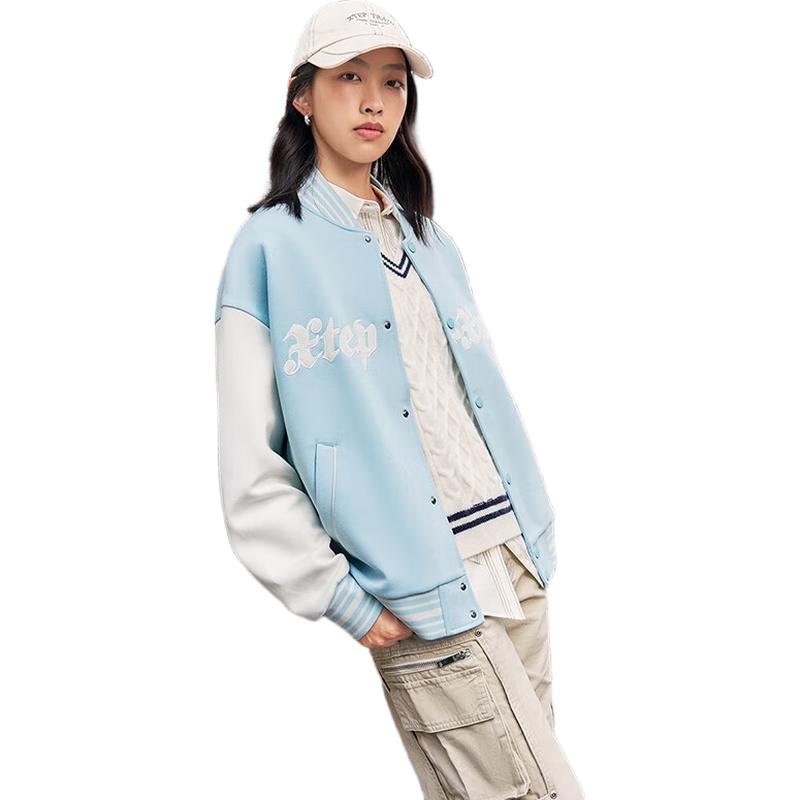 Xtep Unisex Autumn/Winter Baseball Jacket S