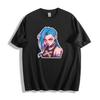 Arcane Jinx T-Shirt - Game Character Design Unisex Tee