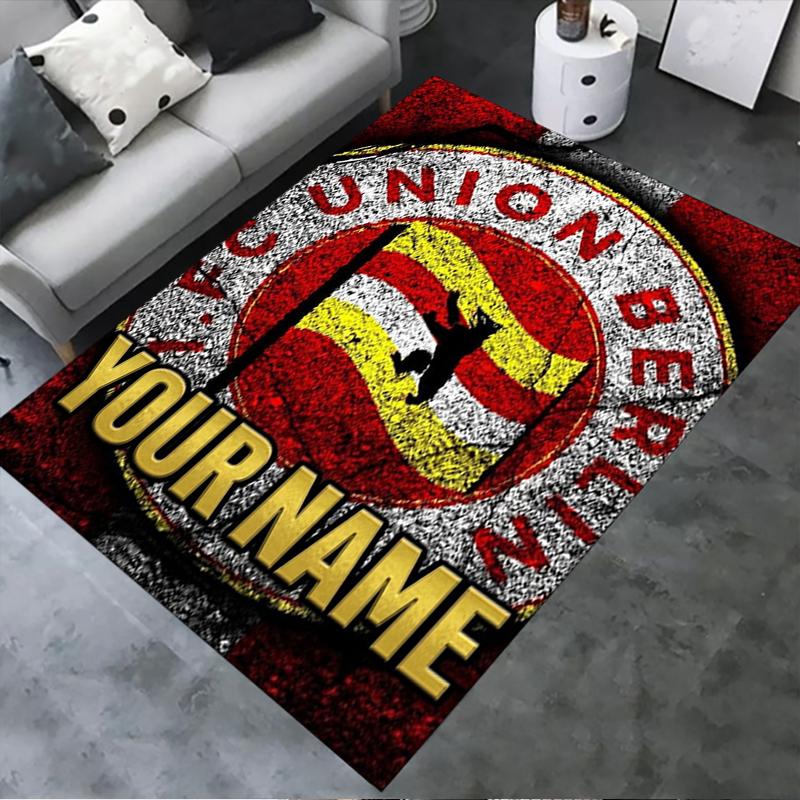 Custom Name FC Union Berlin Carpet Rug for Living Room Bedroom Home Sofa Decoration,Kids play Non-slip Floor Mat
