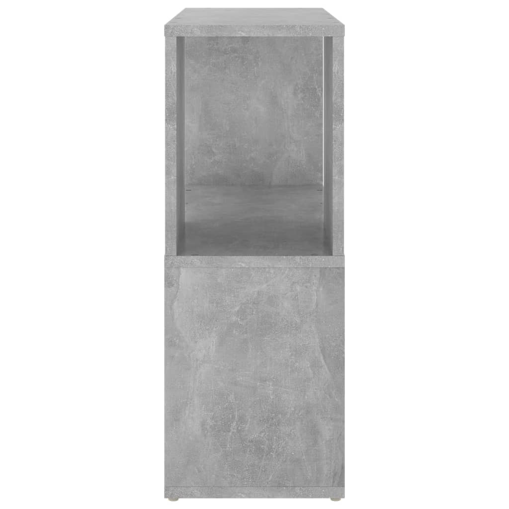 Bookshelf Concrete Grey 60 x 24 x 63 cm Engineered Wood