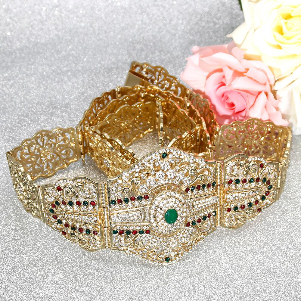 Gürtel für Frauen, voller Strass, Robe, Taillenkette, ethnischer Hochzeitsschmuck, Geschenk