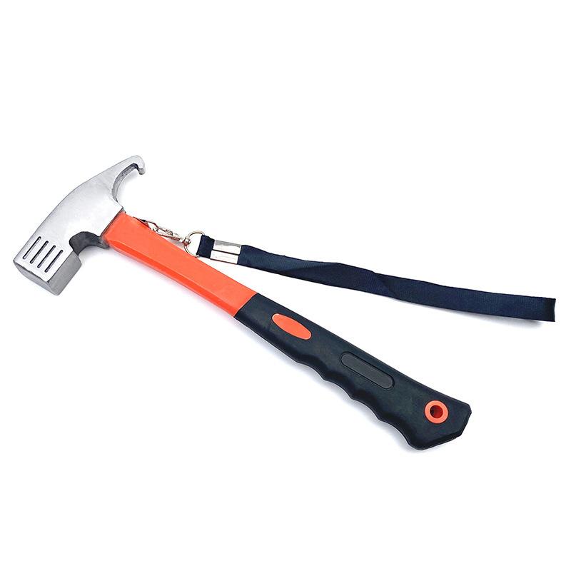 1PC Nail Hammer,High Carbon Steel Tent Hammer,Camping Tent Hammer,Carbon Steel Home Nail Puller,High Carbon Nail Extractor.