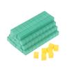 Blocos Base Dez 130 Peças Para Matemática Blocos de Valor Posicional Base 10 Manipuláveis de Matemática Conceitos Numéricos Cubos de Matemática Para Crianças Bloco de Contagem