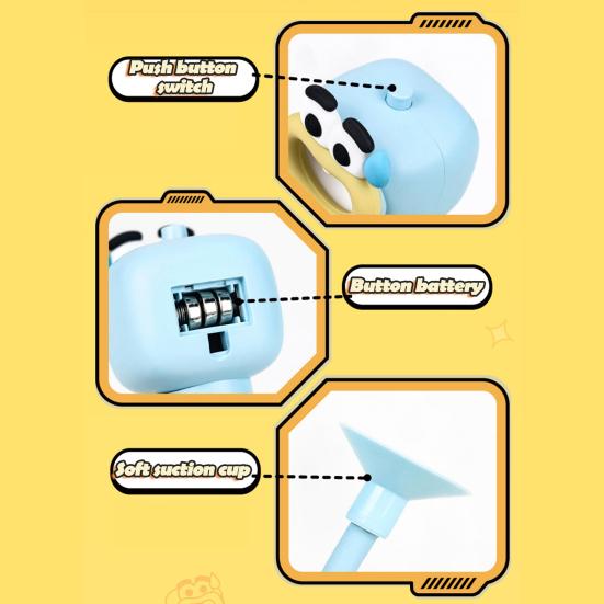 Nachtlicht Oktopus Design Vakuumsaugnapf Nachtlampe Einstellbare Helligkeit Ältere Kinder DIY Veränderliche Form Nachtlicht