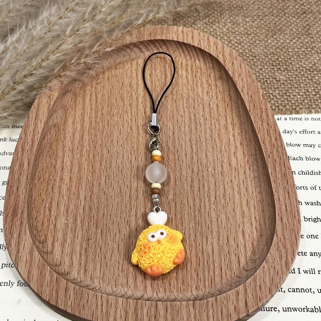 Xiaohongshu Cute Food Keychain & Lanyard for Girls
