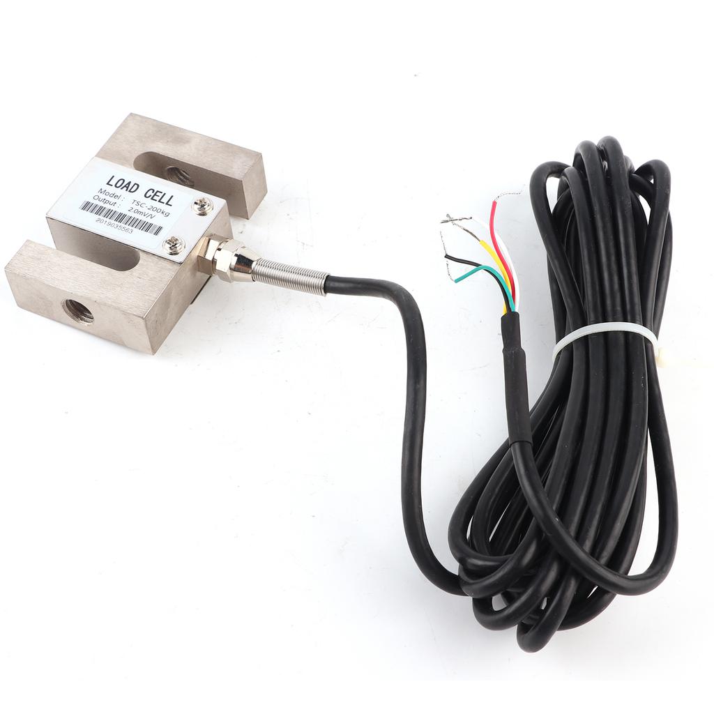 High Accuracy S Type Load Cell Scale Weighting Sensor with Connecting Cable (200KG)
