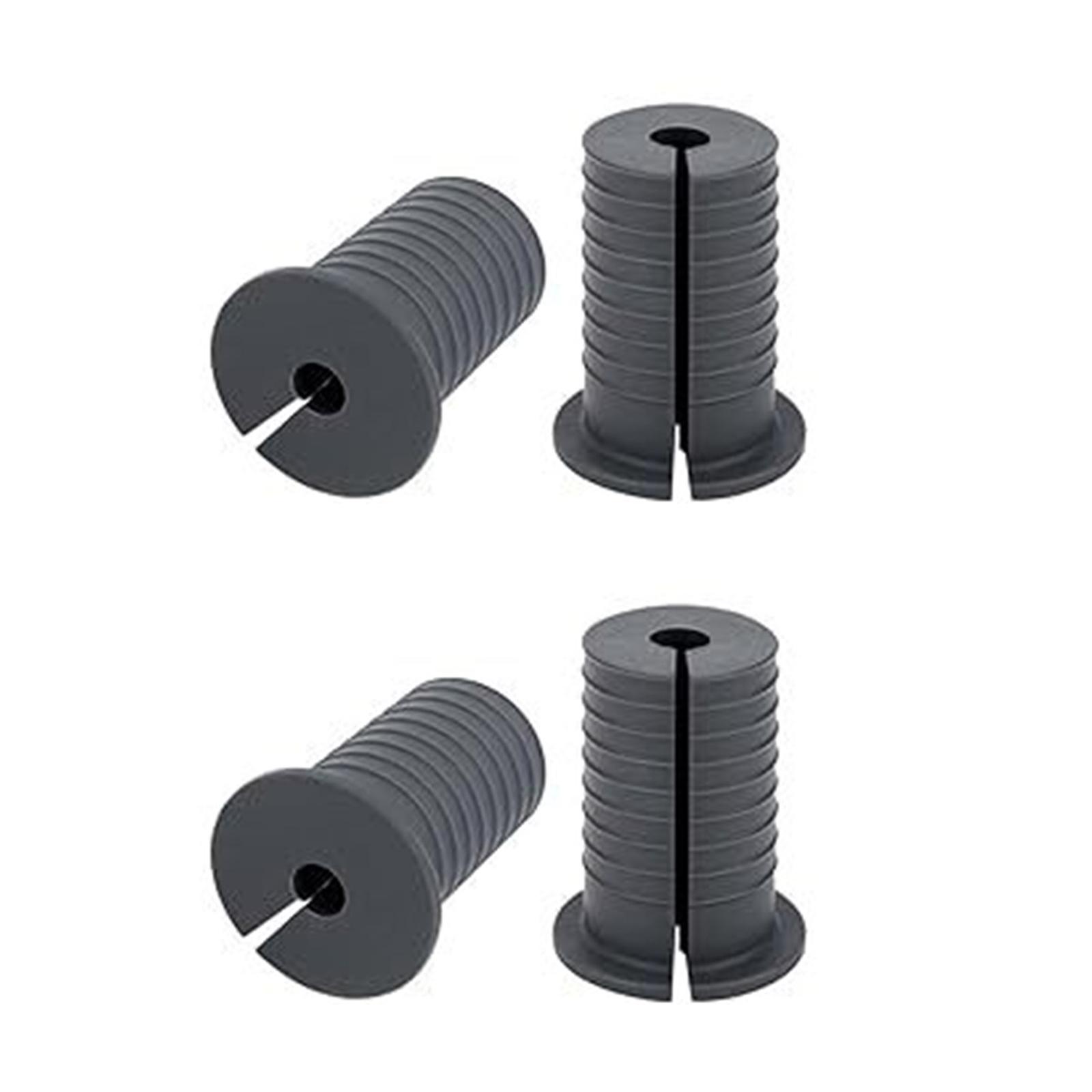 

Pack of 4 Starlinks Cable Routing Set for Efficient Wall Installation With Sturdy Plastic Grommets and Drilling Bit сірий