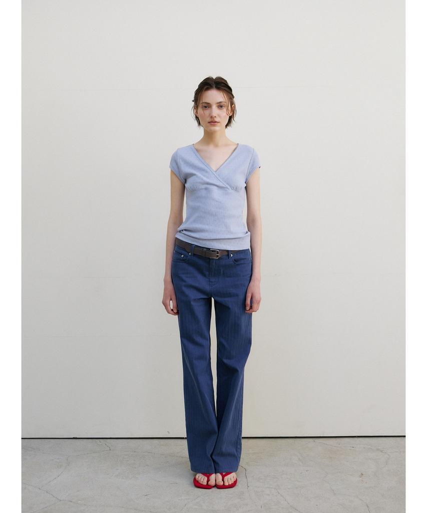 Ninnis [4Nd] Vintage Herringbone Pants (Blue)