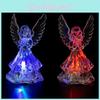 Bedside Lamp Colorful Wings Decoration Angel Style Desktop Night Lamp Gifts