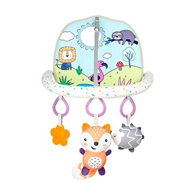 Giocattolo per seggiolino auto, giocattoli da appendere al seggiolino posteriore, centro attività Kick and Play per seggiolino rivolto all'indietro e in avanti, guida più facile, compagno di viaggio per neonati