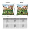 The Little Mole Cartoon Animal Printed Pillowcase Cushion Cover Throw Pillow Cover New Style Bedroom Decor Square Multiple Sizes