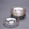 Crystal Glass Cup Coasters, Japanese Style Teaware, Thermal Insulation Teacup Tray, Small Cute Saucer, Kung Fu Tea Set Accessory