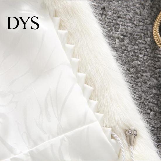 Jacket Overcoat Mid-length Hooded Design Faux Fur Women Outwear Coat for Winter Clothing