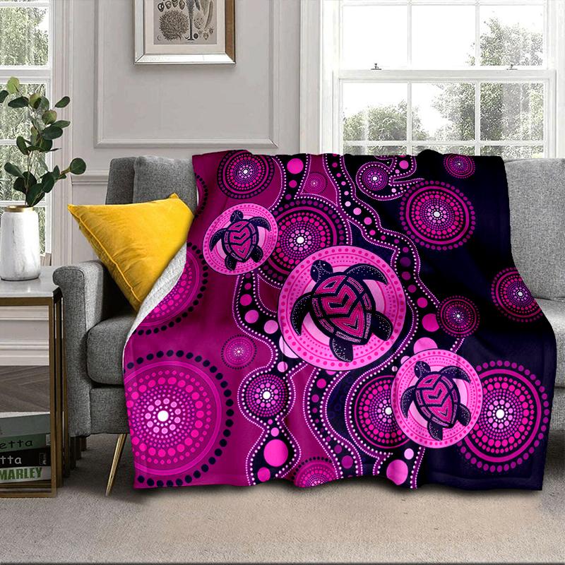Australian Aboriginal Style Blanket Flannel Blanket Throw Blanket Sofa Cover Blanket Soft Premium Blanket Picnic Blanket Tv Blanket Gifts