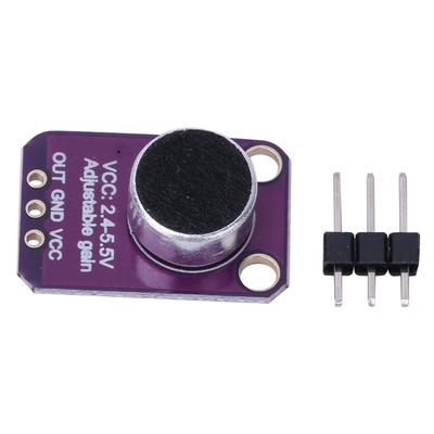 Moduł wzmacniacza mikrofonowego MAX4466 Czujnik dźwięku Przedwzmacniacz mikrofonowy 2,4 V do 5,5 V.