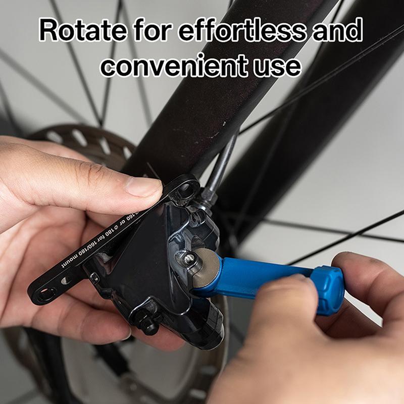 Durable Steel Bike Brake Pad Spreader Bike Piston Spreader 360° Rotatable Bike Oil Disc Piston Reset Hydraulic Brake Caliper onesize