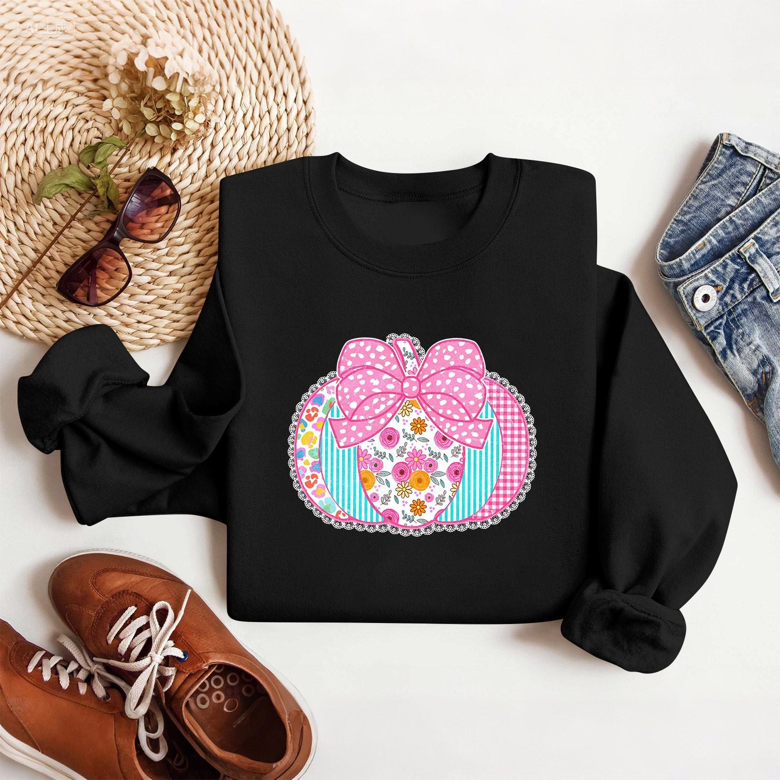 

Women Tops Women s Long Sleeve Sweatshirt Casual Crewneck Loose Fit Pollover Fleece Tops XL