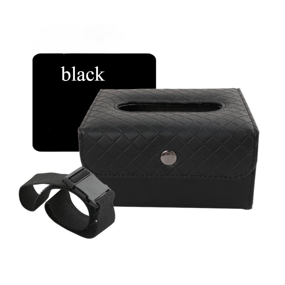 

1PC Multi-Function Car Tissue Box Folding Seat Back Hanging Armrest Storage Creative Fixed Holder for Vehicle Interior чёрный